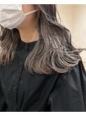 インナーカラー×シルバー