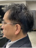 スパイキーショート/ジェットモヒカン/ショートバング/men's