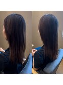 髪質改善ストレート/縮毛矯正/小顔/ワンレン/40代/50代