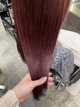 スミス 上野(smith) ピンクラベンダー/髪質改善/イルミナカラー