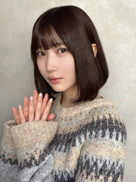 ロイ(Roi) ★10代20代30代/オリーブベージュ/タンバルモリ/前下がりボブ