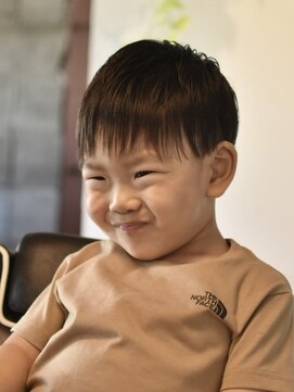 リム メンズヘア(LIM men's hair) 束感男の子キッズマッシュ【キッズカット/倉敷/中島】