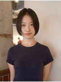 ストレートパーマ/ボブ/縮毛矯正/美髪/髪質改善/前髪なし/名古屋