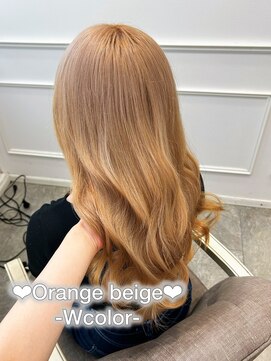 リルミー(Lilme) ブリーチ2回 オレンジベージュ♪【ゆうき】
