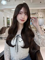 フォルテ 表参道店(FORTE) 流し前髪×くびれで今っぽモテヘア完成!