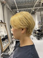 美容室カードル 新小岩店(Cadre)&nbsp;【30代・40代・50代】似合わせショートレイヤー/金髪