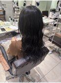 癖を活かした癖を活かしたパーマ風スタイル