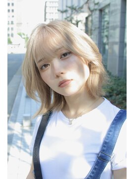 イル 大阪淀屋橋(i'll) ハイトーンレイヤーボブミディアムレイヤーショートウ ルフボブ