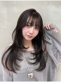 レイヤーカット/ハッシュカット/似合わせカット/大人ガーリー