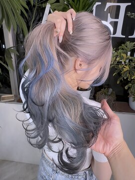 イエナ 渋谷(IENA) 大人ガーリーダークアッシュミディアムレイヤーカット