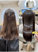 エイジングの髪が潤う美髪縮毛矯正