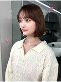 韓国ボブレイヤーボブ渋谷タッセルボブお洒落なレイヤーカット
