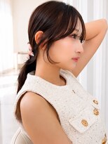 ユイマァル 岡山(YUIMARL)&nbsp;岡山韓国風顔まわりレイヤー20代30代40代エギョモリっぽい後れ毛