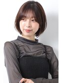 【ふんわりボブ】40代50代60代の大人ボブ/白髪ぼかしハイライト