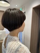 ユーフォリア 青山(Euphoria)&nbsp;サイドバングラベンダーカラー薄め前髪グレージュショートヘア☆