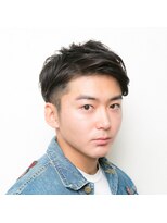サロン ド ソーホー 蕨(Salon de SOHO) アップバング　黒髪モテショート★ツーブロック★ビジネスＯＫ！