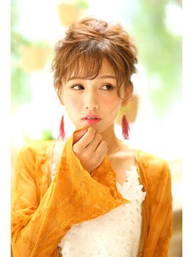 ヘアメイクサロンシャルメ(Hair Make Salon CHARMER) 結婚式華やか♪およばれアップヘアセット
