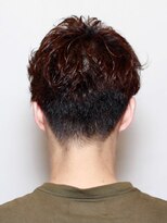 ワンワンオー バーバーショップ 博多店(@110 BARBER SHOP) アップバングパーマスタイ