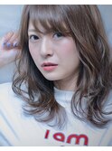 ミディアム　パーマスタイル