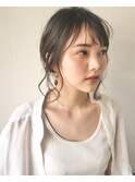 こなれ感満載！伸ばしかけロブざっくりアレンジ