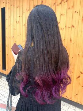 ブゾン(buZon) 【buZonブゾン】ピンクラベンダーグラデーション