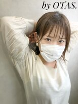 オータス(OTAS.) #愛されショート#ベージュ