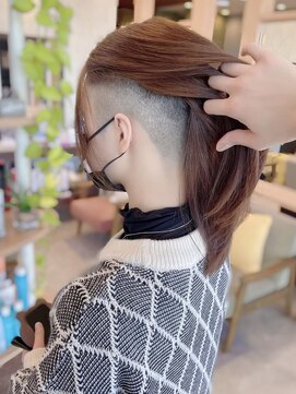 ヘアメイク ミチ 富田店(HAIRMAKE MICHI) 【MICHI 富田店　古作蓮】スキンフェード女子