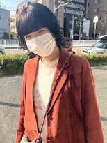 ヘアーアイストゥーレ(HAIR ICI TRE)&nbsp;wolf perm deep purple color