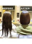 大人クール＊切りっぱなし美髪ボブ【カミケンガレリア】