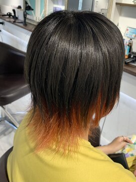 アネラ(Anela) インナーカラー　オレンジ