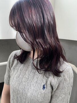 メゾンアクア 表参道(Maison ACQUA) ブリーチなしカラー　透明感　グレージュ　オリーブ