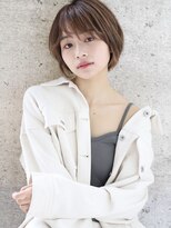 ヘアーアンドメイク シークタチカワ 立川店(Hair&Make Seek) 柔らかショートボブ×ベージュ