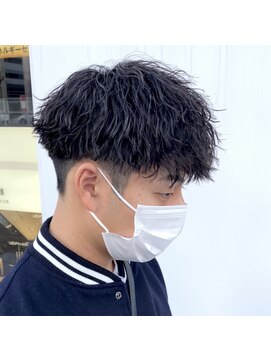 ウェーブ(WAVE) コンパクトマッシュ×ツイストスパイラル/メンズパーマ/メンズ