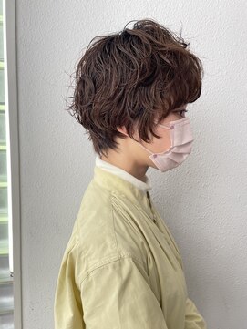 モナン(monan) デジタルパーマ/ウェーブ/ボブパーマボブショート/アースカラー