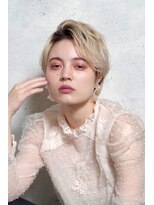 クシュ 所沢西口プロぺ通り(kusyu... )&nbsp;前髪マチルダボブピンクベージュインナーグレージュウルフ所沢