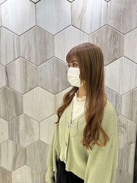 ビューティドレッセヤマノ 池袋パルコ(Beauty Dresse YAMANO) サラサラロング韓国風巻き髪【ブリーチ】