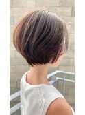 ふんわりショート小顔ヘア簡単スタイリングツヤ髪スタイリング