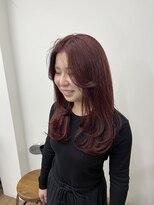 ピープスアンドスー 表参道 渋谷(Peeps&Suu.) ワインレッド/髪質改善/髪質再生/韓国ヘア