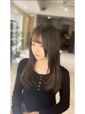 20代30代大人可愛い韓国風ヘアスタイル Cカール内巻き