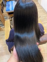 グランバイ アトリエドングリ(Grand × AtlierDonguri)&nbsp;お客様髪質改善データ1284（ブルーブラック）