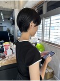 ショート/丸みショート/くびれショート/耳掛けショート/ヘア