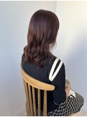 ローズブラウンカラー×インナーベージュカラー葉田18