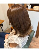 オリオリ ネイ(oli-oli ne'i)&nbsp;外はねスタイル/くすみベージュ/マロンベージュ