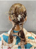 【macana指名】ニュアンスヘアセット 着付け 卒業式ヘア 登戸