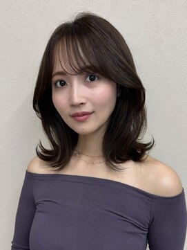 ナカイ(NAKAI) 顔周りレイヤーカット/イメチェンヘアスタイル/外ハネボブ/韓国