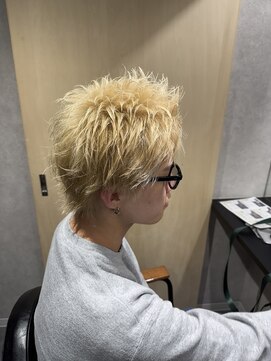 メンズ サロン ドット トウキョウ 町田店(men's salon dot. tokyo) ハイトーンスパイキーショート