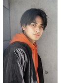 小久保styleフェザーパーマフェザーショートグレーエンドカラー