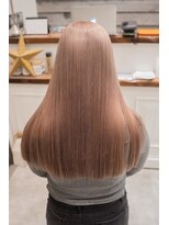 ルチア ヘア ステラ 京都店(Lucia hair stella)&nbsp;ピンクベージュ/ダブルカラー/髪質改善/学割U24/京都/河原町