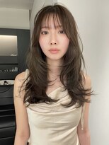 トイ(TOI)&nbsp;韓国レイヤーカット/透け感のあるグレージュ