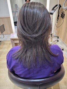 ニューヨークニューヨーク 姫路広畑店(NYNY) グレーのバレイヤージュ